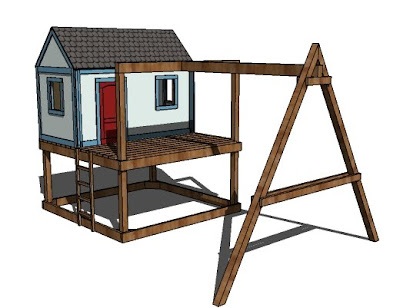 playhouse plans swing